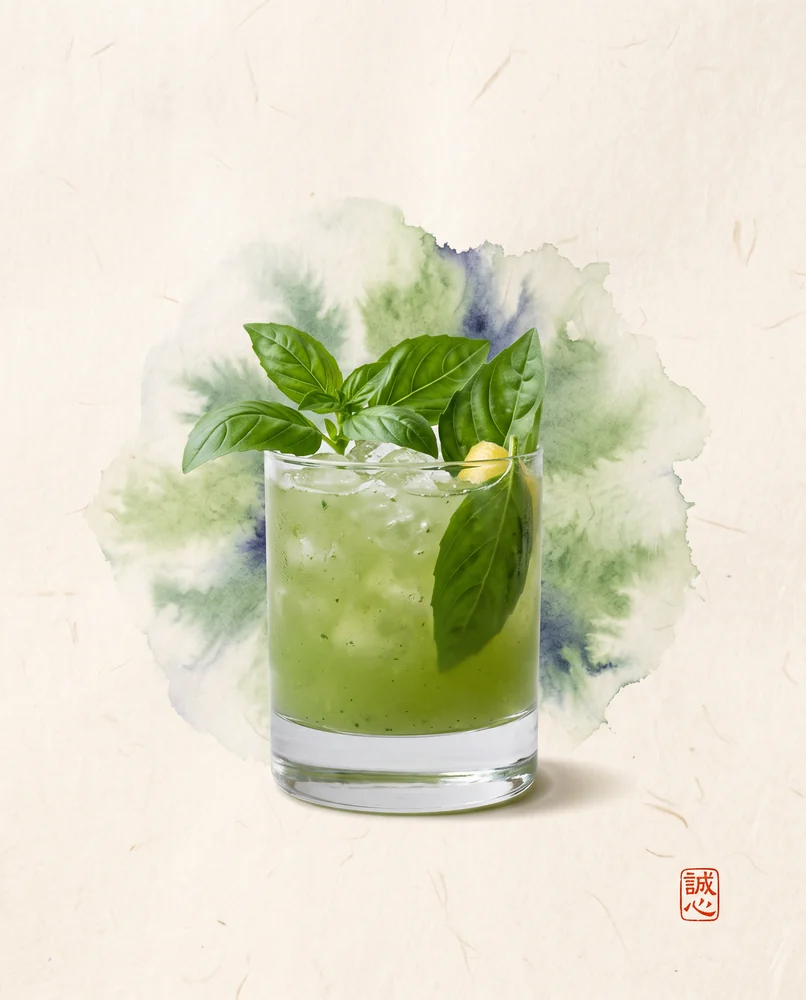 Gin Basil Smash