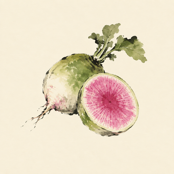 Watermelon radish
