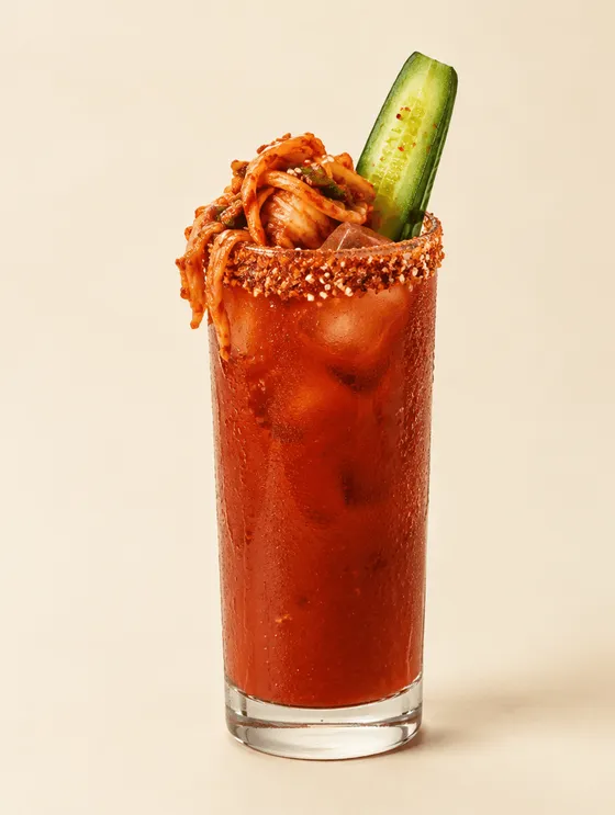 The Kimchi — Break the umami: Korean ferment instead of Worcestershire and Tabasco.